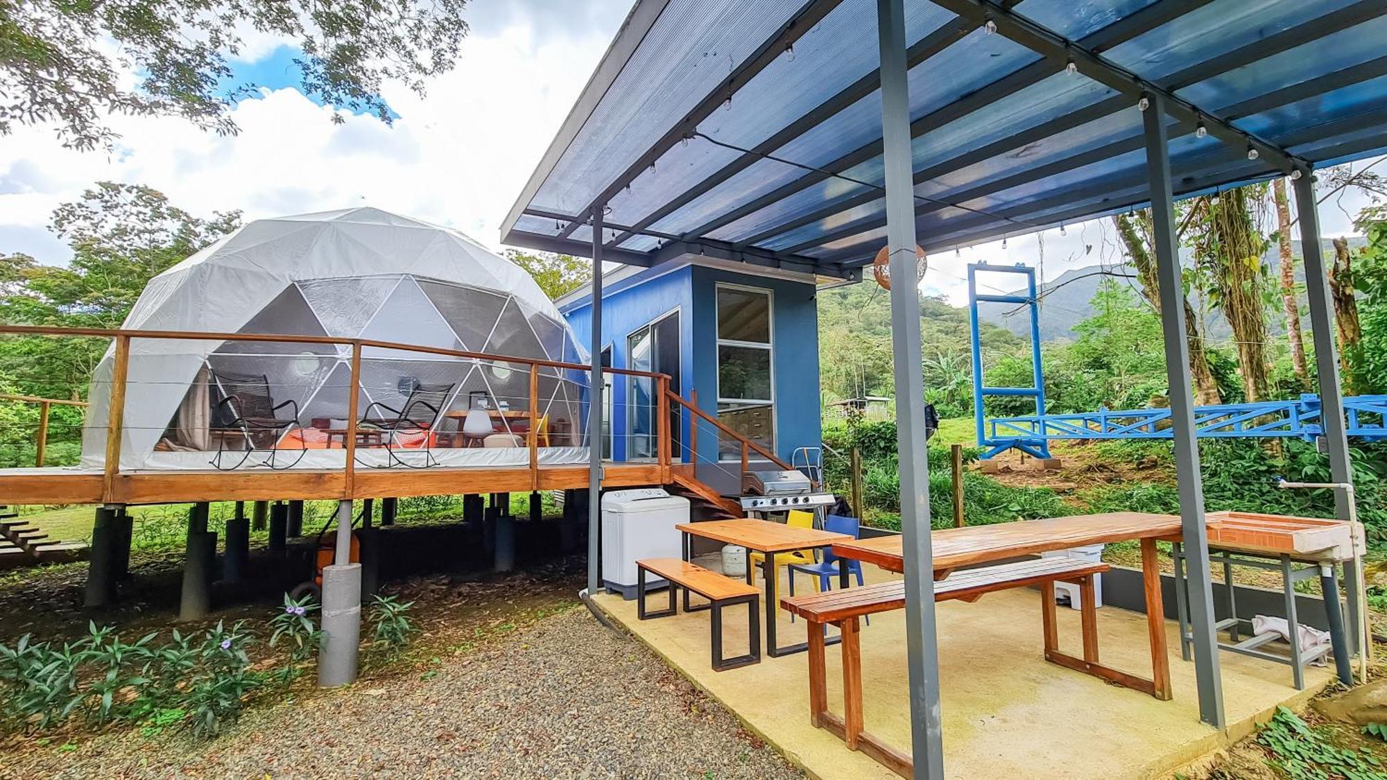 Bitzu Dome-Bijagua Riverside Glamping Екстер'єр фото