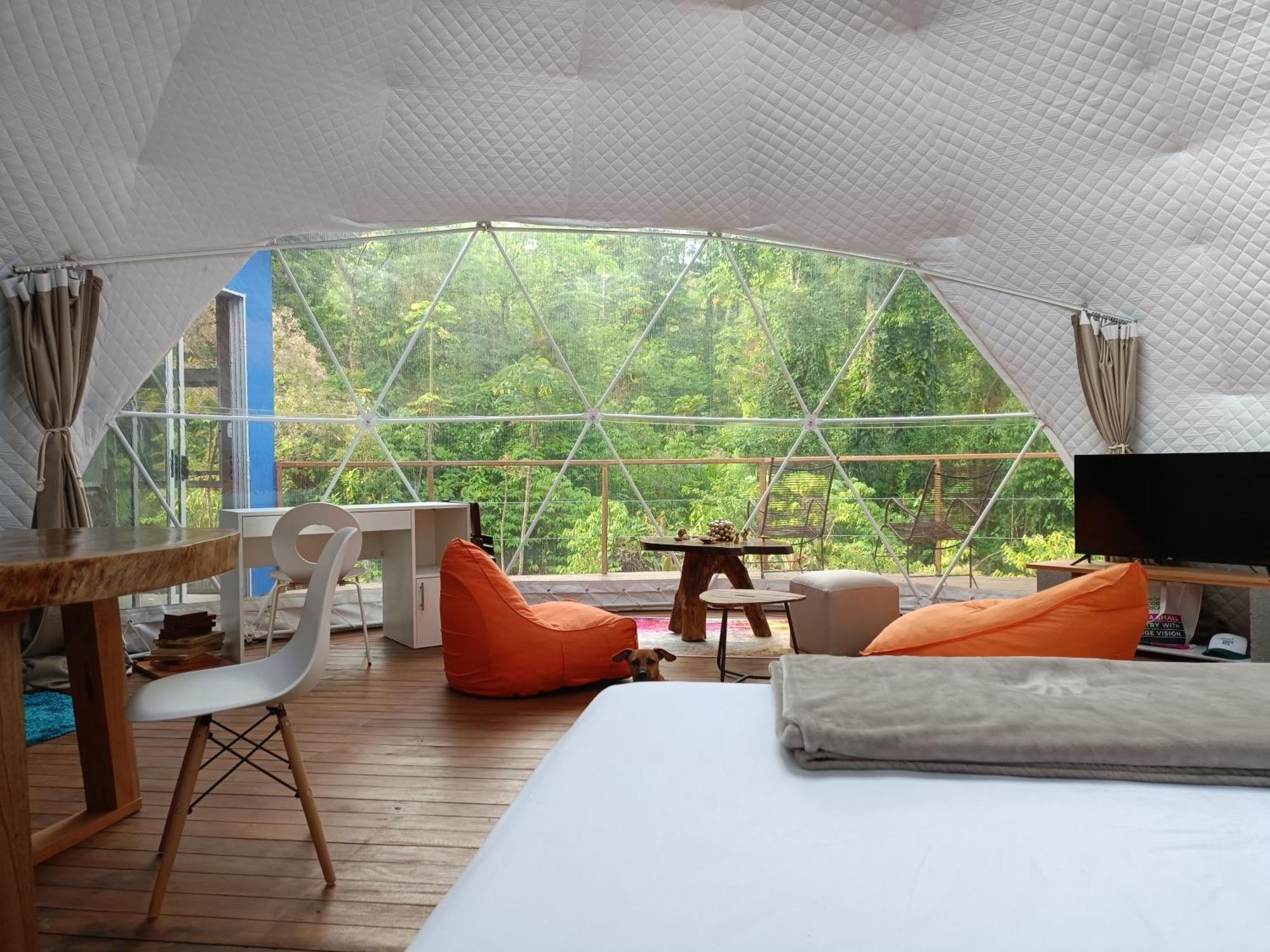 Bitzu Dome-Bijagua Riverside Glamping Екстер'єр фото