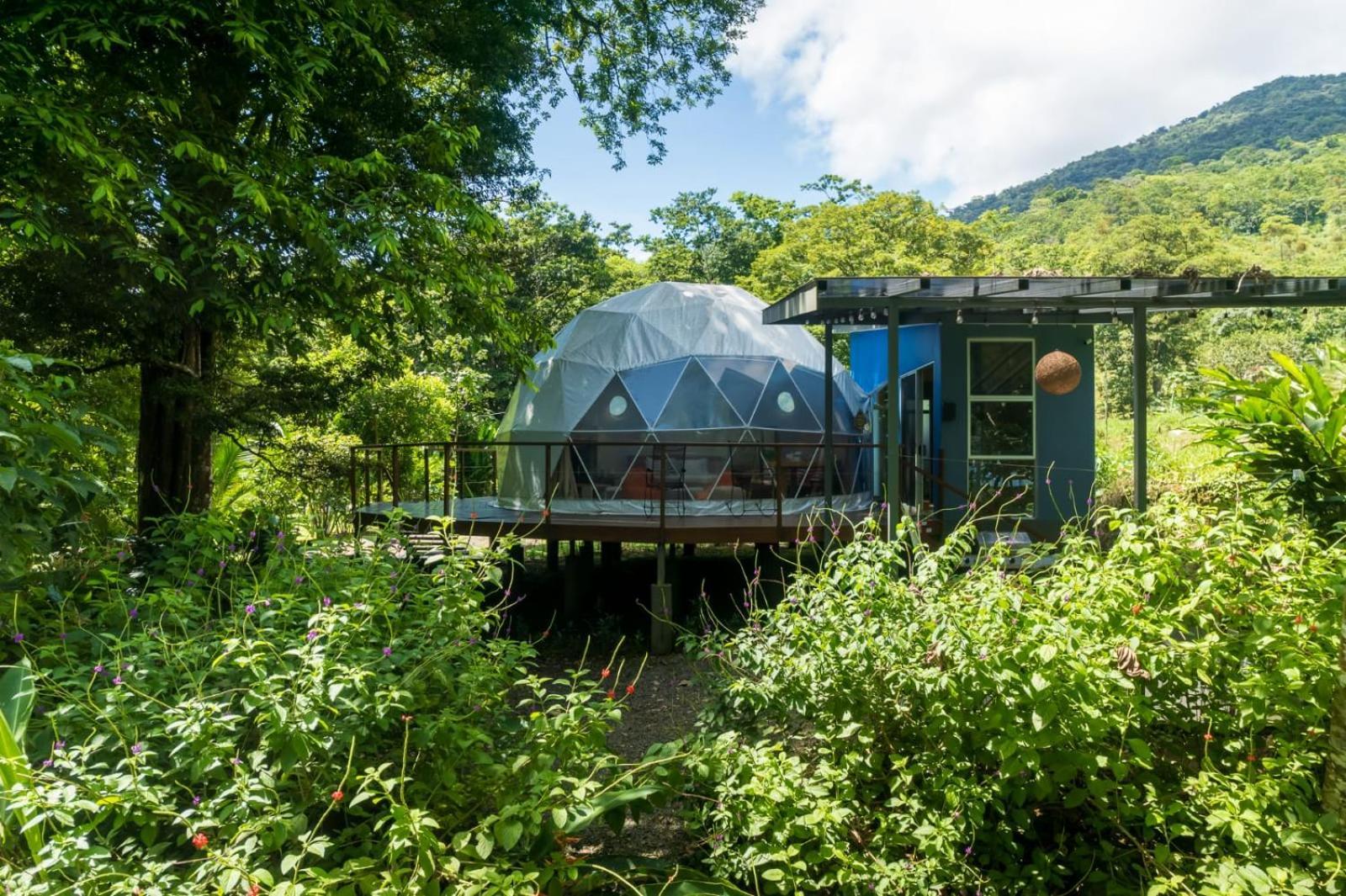Bitzu Dome-Bijagua Riverside Glamping Екстер'єр фото
